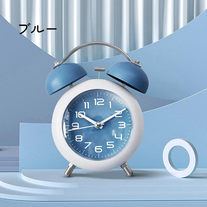 plusnao（プラスナオ） 目覚まし時計 レトロ ベル 置き時計 アラーム