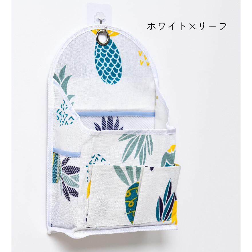 plusnao ウォールポケット 整理用品 ホワイト ピンク チェック plusnao ウォールポケット 整理用品 ホワイト ピンク チェック