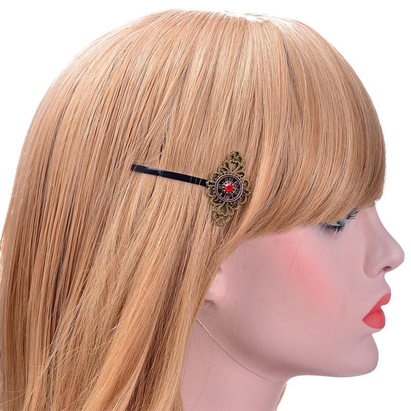 ヘアピン ヘアアクセサリー ひし形 ラインストーン レトロ アンティーク ヴィンテージ スチームパンク風 髪ピン ヘアアレンジ かわいい おしゃれ 女 プラスナオ Paypayモール店 通販 Paypayモール