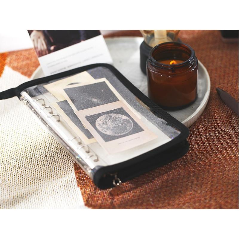 plusnao（プラスナオ） バインダー ファイル A6 6穴 文房具 ファスナー