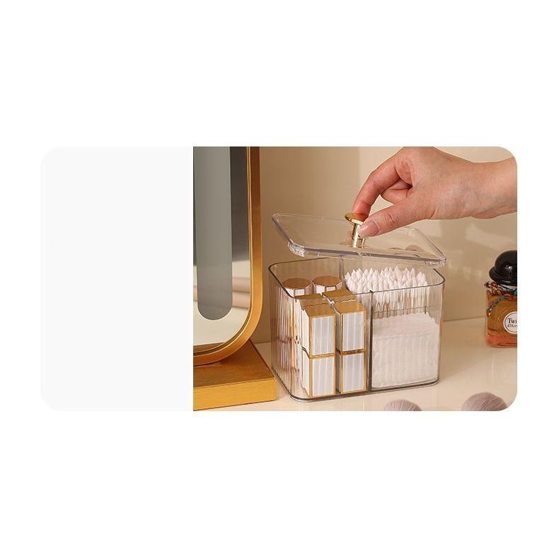 コットンケース 綿棒ケース メイク道具入れ コットン入れ 綿棒入れ