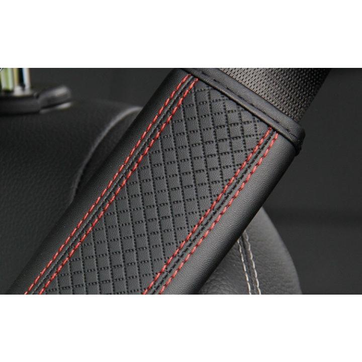 シートベルトカバー 高級 PUレザー 車 2個セット カー用品 シート