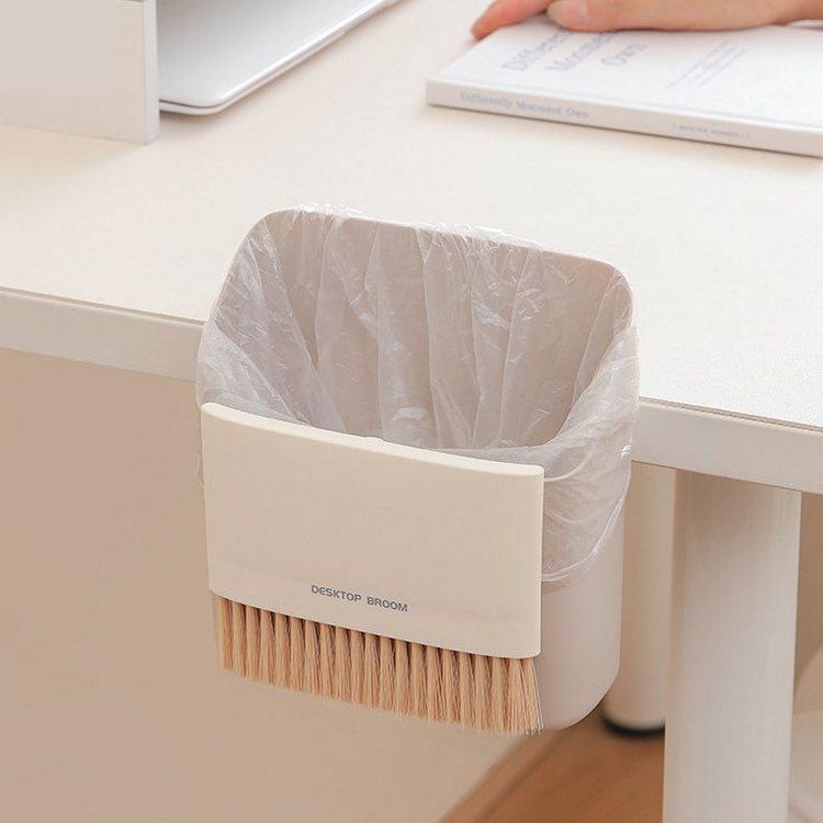 plusnao（プラスナオ） ミニほうき ちりとり ゴミ箱 一体型 2点セット