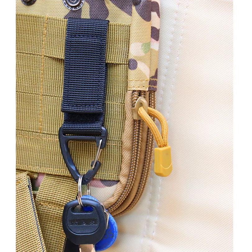 plusnao（プラスナオ） キーストラップ カラビナ付 面ファスナー式