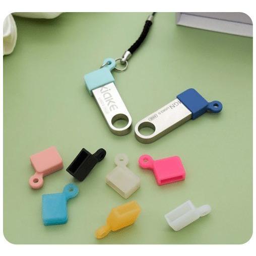 USB先端キャップ ストラップ付 USB保護カバー USBグッズ 蓋 フタ カバー 先端用 キャップ ソフト シリコン 汚れ防止 USBメモリ USB | ブランド登録なし | 07