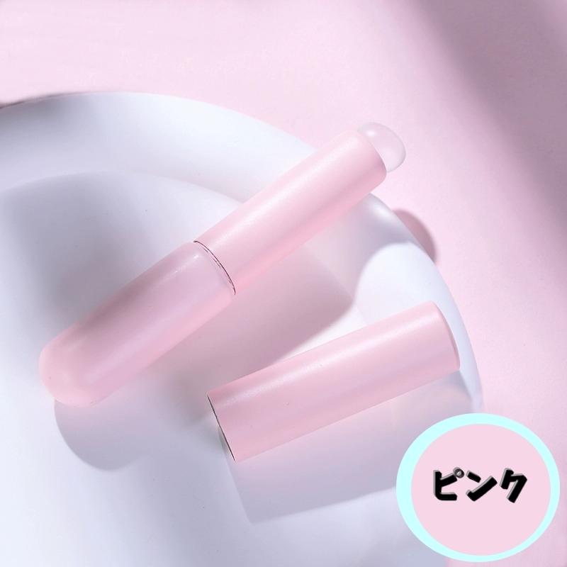 シリコンリップブラシ メイクブラシ プレーンヘッド リップ グロス