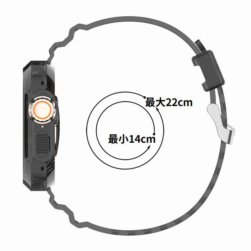 腕時計ベルト バンド ケース一体型 アップルウォッチ用 Apple Watch