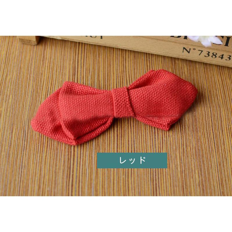 plusnao 蝶ネクタイ 子供用 キッズ ベビー 男の子 女の子 リボン 安全