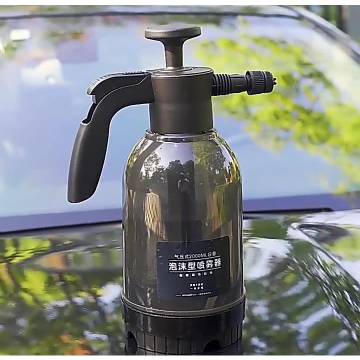 スプレーボトル 2L 高圧 水圧 空気圧 ポンプ 手動 ハンディ 洗車