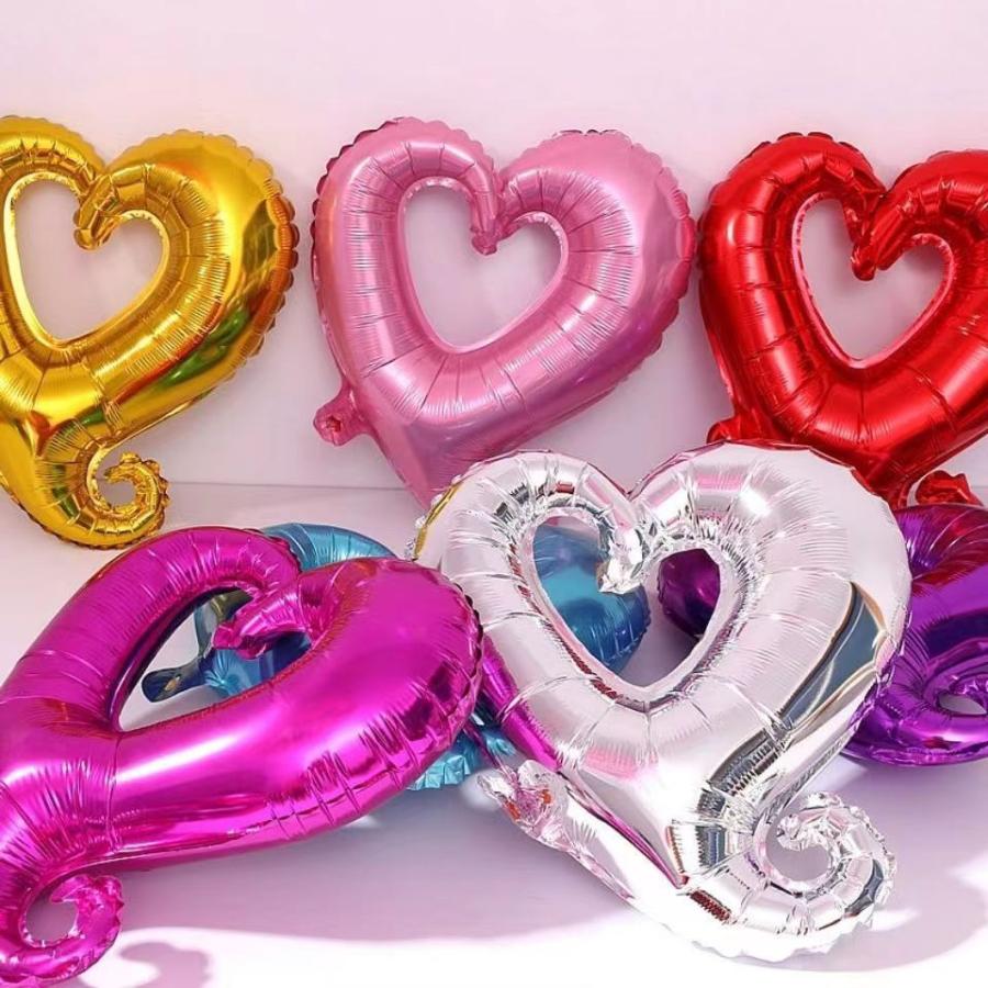バルーン 風船 アルミ風船 ハート型 18インチ パーティーグッズ 飾り