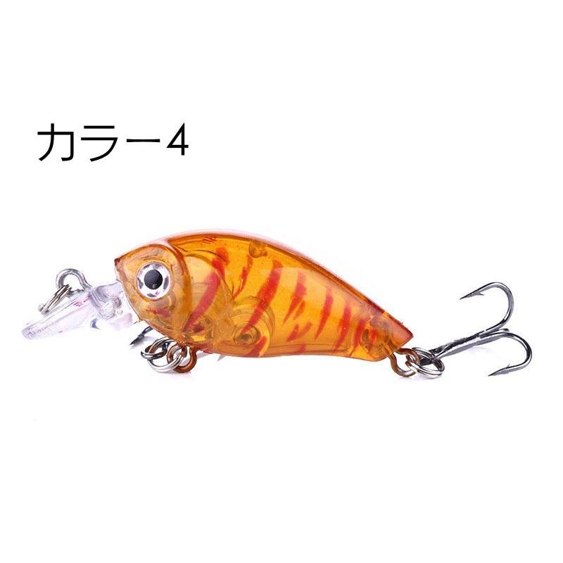 クランクベイト ハードルアー リップ トリプルフック 小型 ハード
