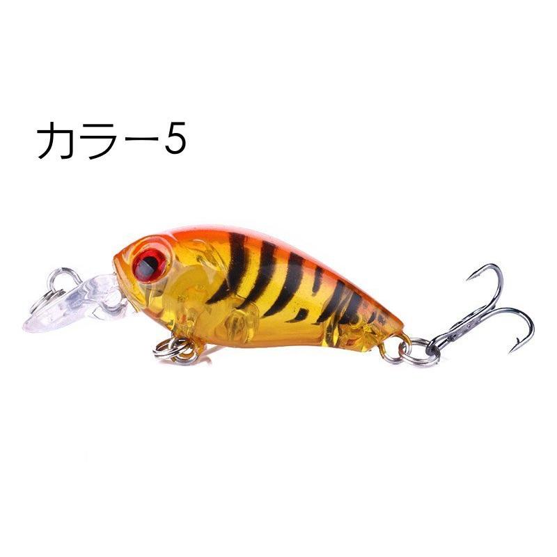クランクベイト ハードルアー リップ トリプルフック 小型 ハード