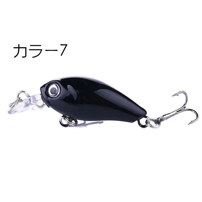 クランクベイト ハードルアー リップ トリプルフック 小型 ハード