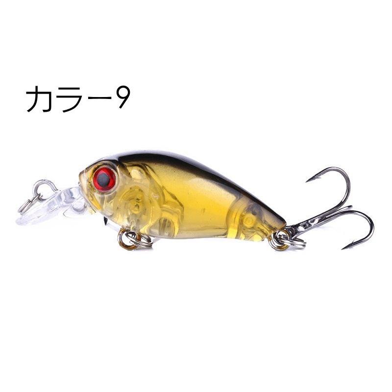 クランクベイト ハードルアー リップ トリプルフック 小型 ハード