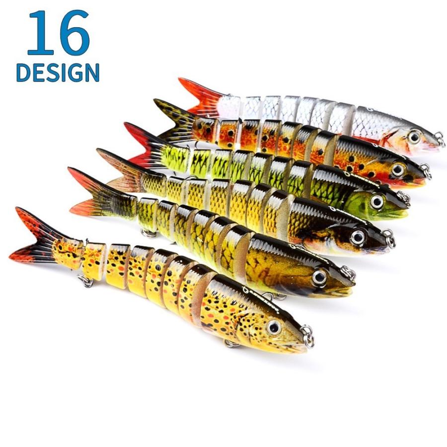 ハードルアー ミノープラグ ペンシルベイト ジョイントミノー ハードベイト ジョイントベイト 疑似餌 多関節 トリプルフック 釣り用品 釣り具 フィッ 21年激安