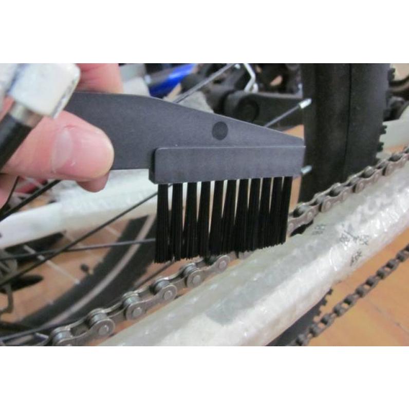自転車チェーンクリーナー チェーン洗浄器 チェーンブラシ 4点セット