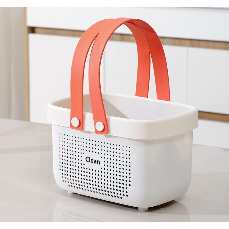plusnao お風呂バスケット かご 収納 小サイズ 整理用品 小物