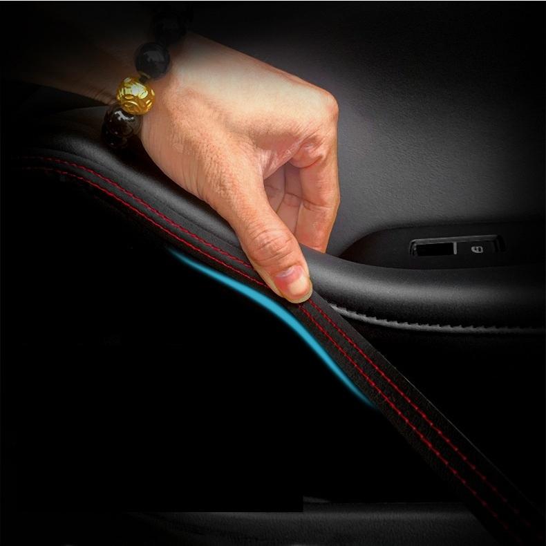 レザー調テープ 車用 2m ステッチシール ステッカー 車 内装