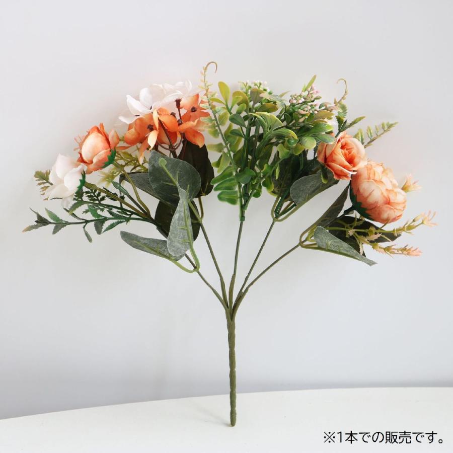 造花 1本 フェイクフラワー フラワーアレンジメント ブーケ 花束 牡丹