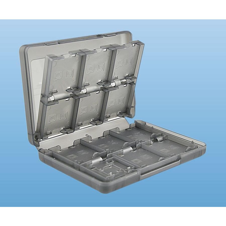 3DS(ケース＆SDカード付き) Qoo10] ZELDNER 3DS カードケース 【2個セット】 合