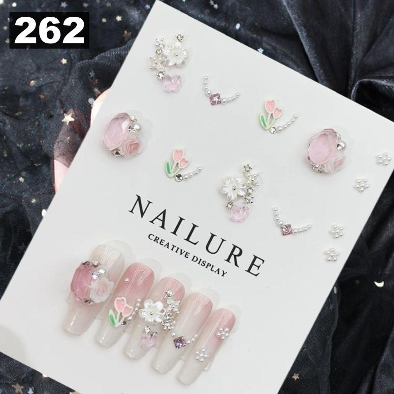 ビジューアート用ネイルパーツ ネイルパーツ セット ラインストーン リボン 蝶 キラキラ ネイル