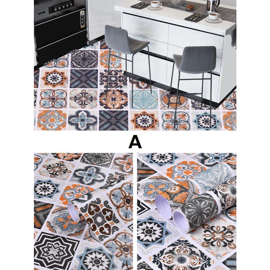 フロアステッカー 床用 60 100cm ウォールステッカー 壁紙シール 装飾 模様替え Diy 貼り付け簡単 滑り止め 防水 トイレ 洗面所 バスル プラスナオ Paypayモール店 通販 Paypayモール