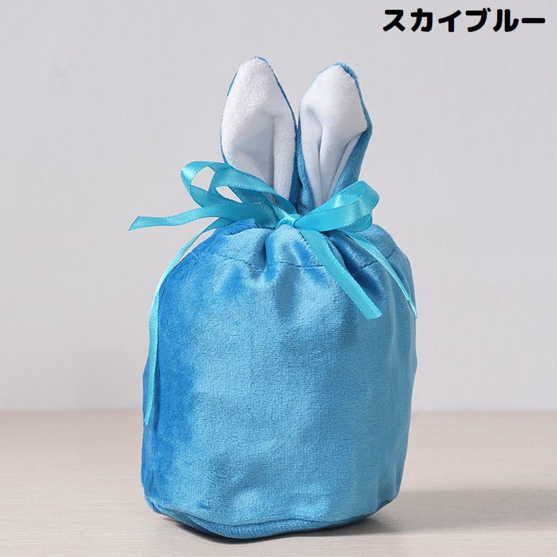 plusnao ラッピング袋 ギフトバッグ ジュエリーポーチ ベロア調