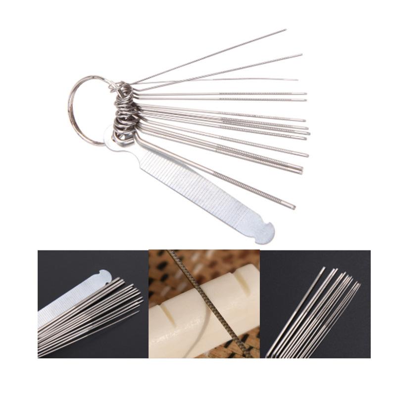 ギター用 ナットファイル セット 弦楽器 メンテナンス用品 修理ツール