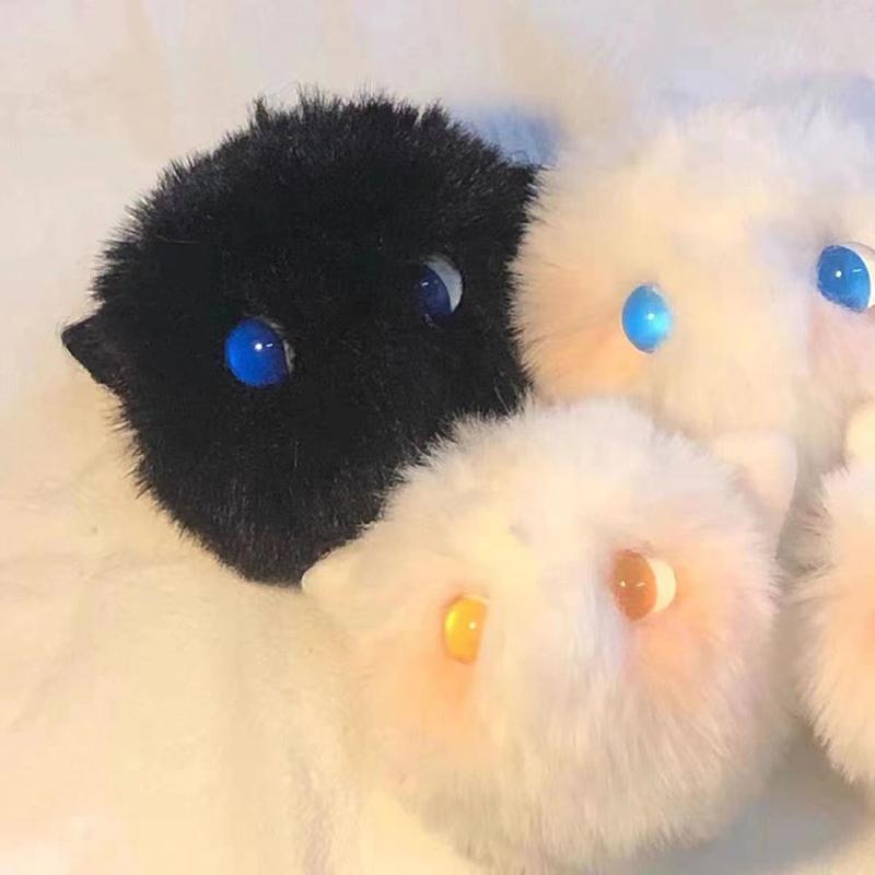plusnao（プラスナオ） キーホルダー フェイクファー 猫 ねこ ネコ