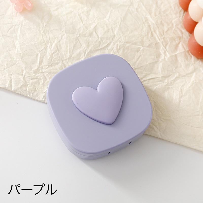 コンタクトレンズケース カラコンケース 携帯用 持ち運び ミラー
