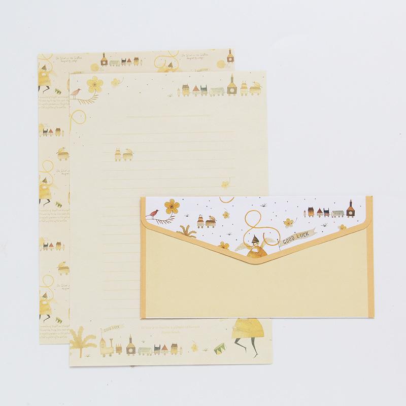 plusnao（プラスナオ） レターセット 便箋 お手紙セット 封筒 手紙