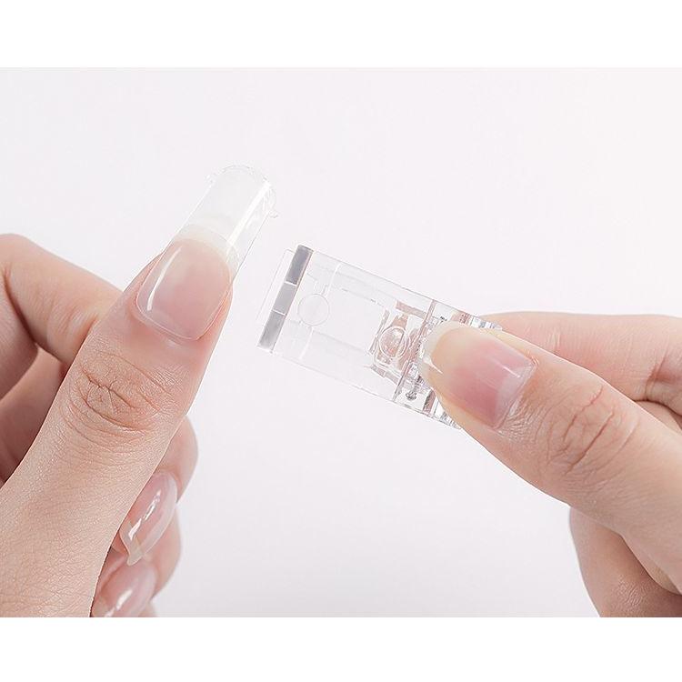 ネイルクリップ 同色5個セット ネイルチップ固定 ポリジェル用 ネイル