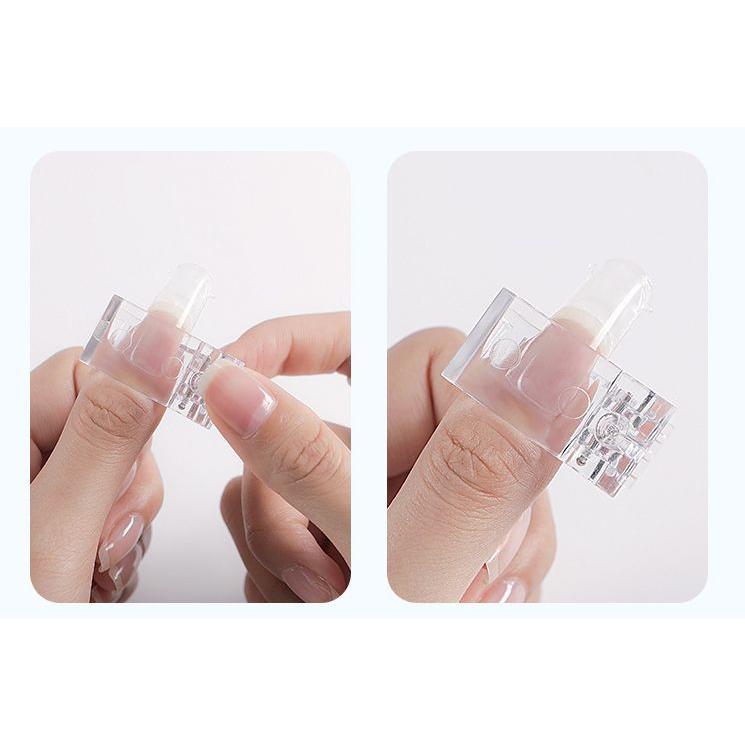 ネイルクリップ 同色5個セット ネイルチップ固定 ポリジェル用 ネイル
