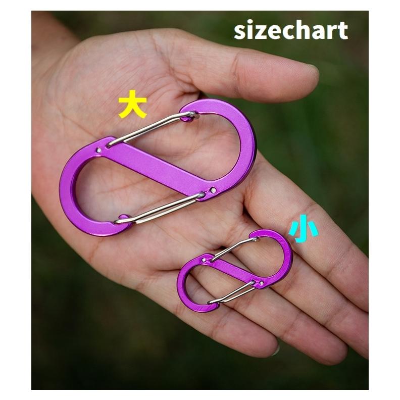 plusnao（プラスナオ） カラビナ S字 両側フック アウトドア