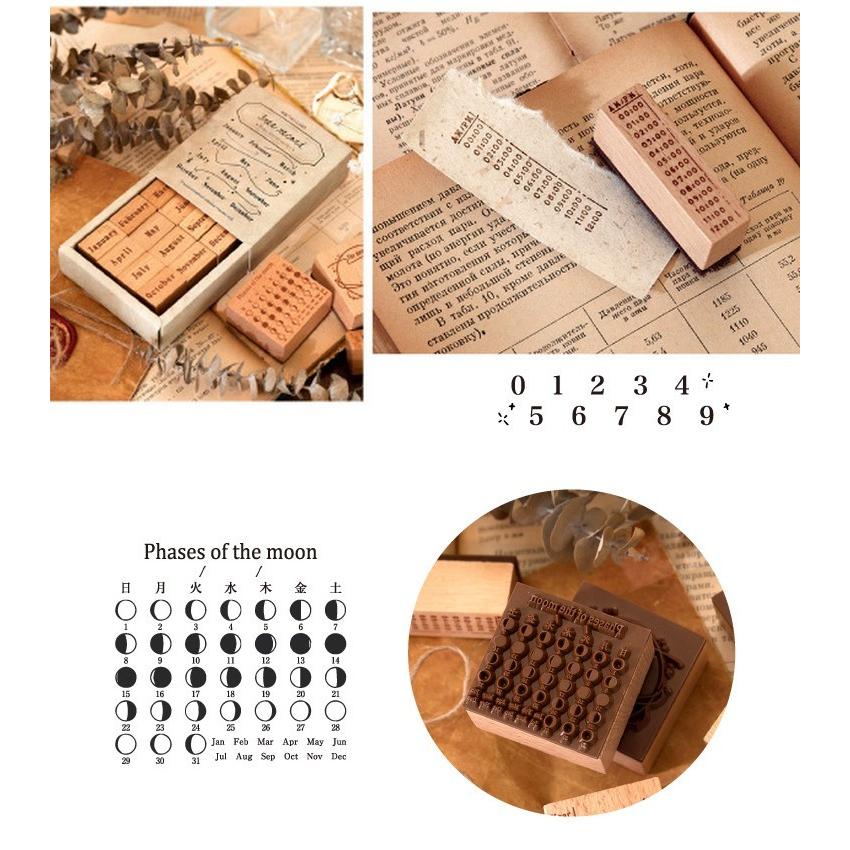 plusnao スタンプセット デザインスタンプ ゴム印 はんこ 判子