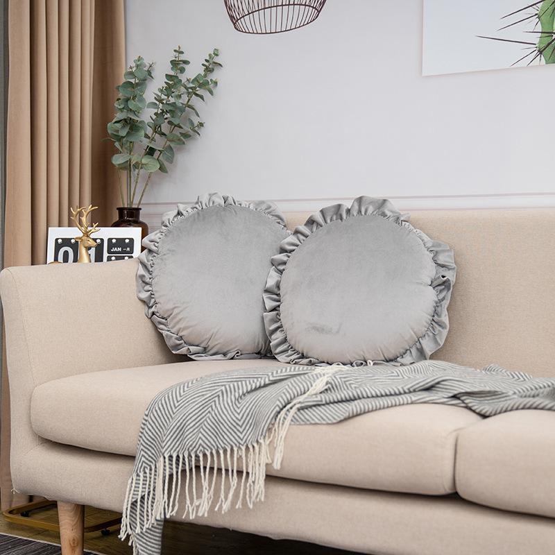 plusnao クッションカバー 丸形 サークル 円形 ラウンド型