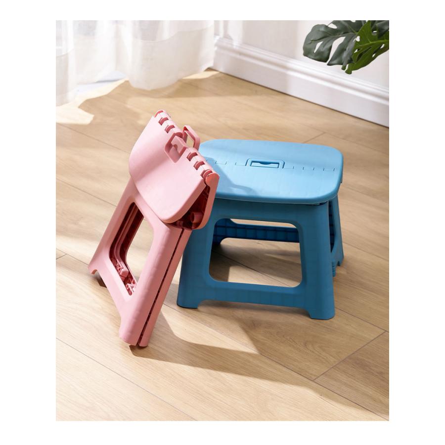 plusnao（プラスナオ） スツール 踏み台 折りたたみ 中サイズ 持ち運び