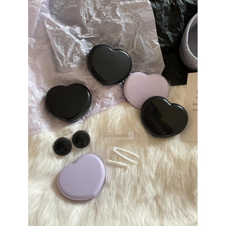 コンタクトレンズケース 洗浄液 保存液容器 ピンセット付き 鏡付き