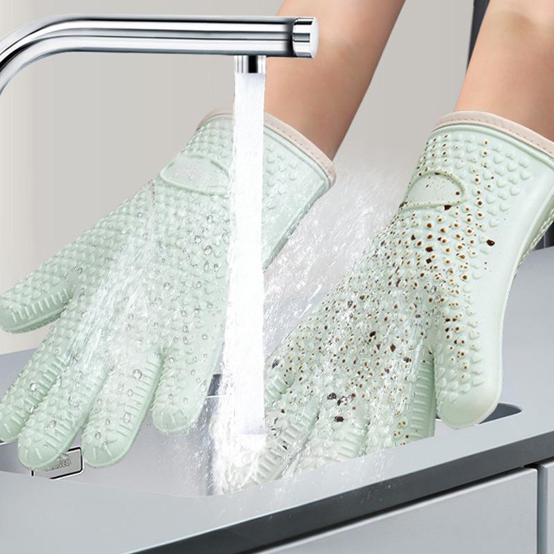 plusnao（プラスナオ） 鍋つかみ 耐熱グローブ オーブンミトン 両手用