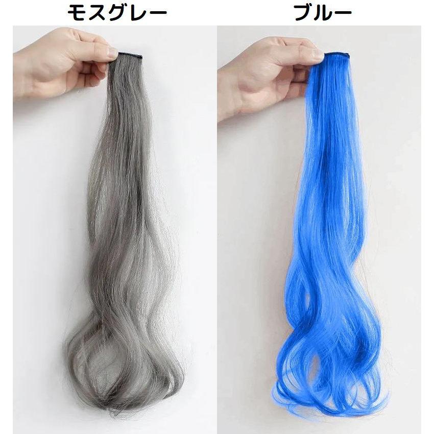 エクステ エクステンション ワンタッチ ポイントウィッグ レディース