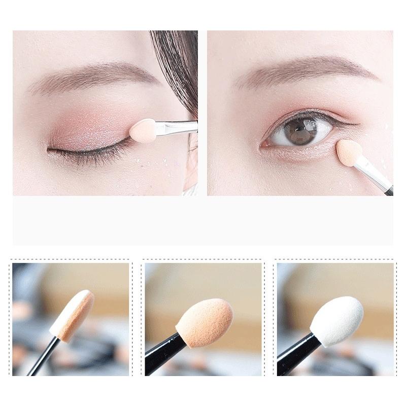 アイシャドウチップ 使い捨て 10個セット メイクブラシ 化粧筆 ミニ