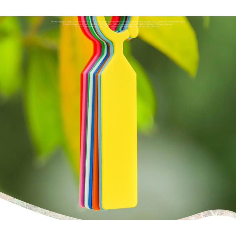 園芸用ラベル 100個セット 吊り下げタイプ フック型 園芸用品