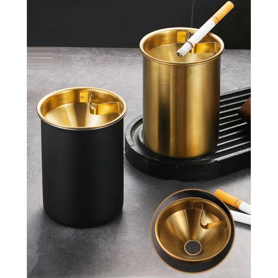 灰皿 アッシュトレイ アッシュシリンダー ステンレス製 喫煙具 吸い殻