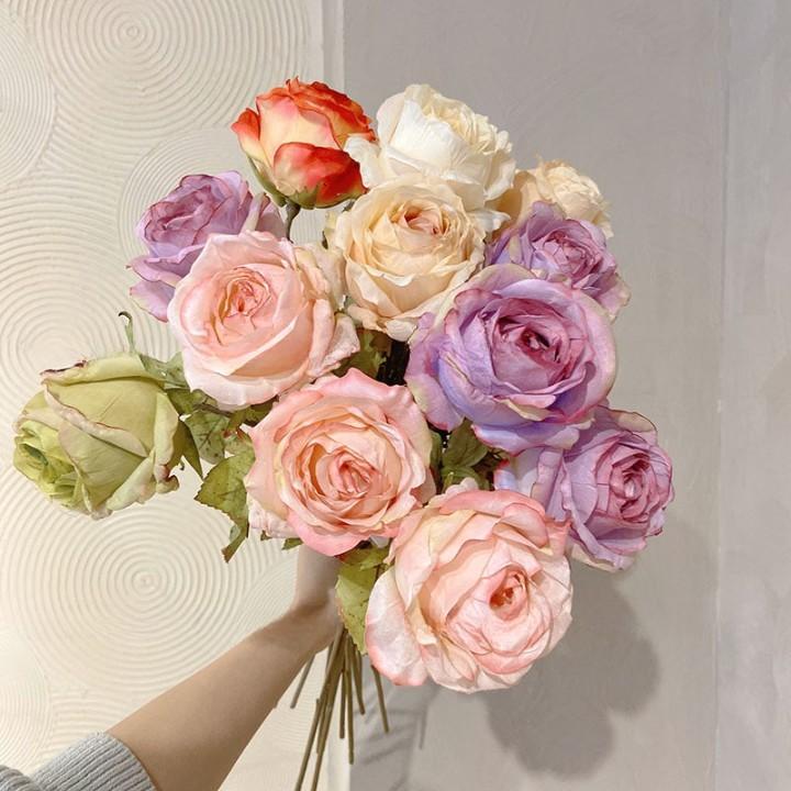 造花 フェイクフラワー アートフラワー 1本 バラ 薔薇 ばら 花 単品