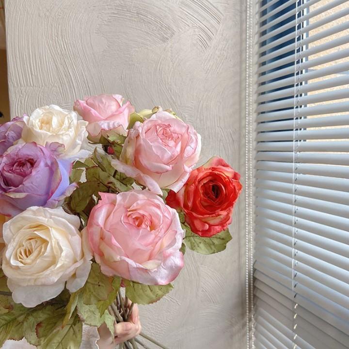 造花 フェイクフラワー アートフラワー 1本 バラ 薔薇 ばら 花 単品