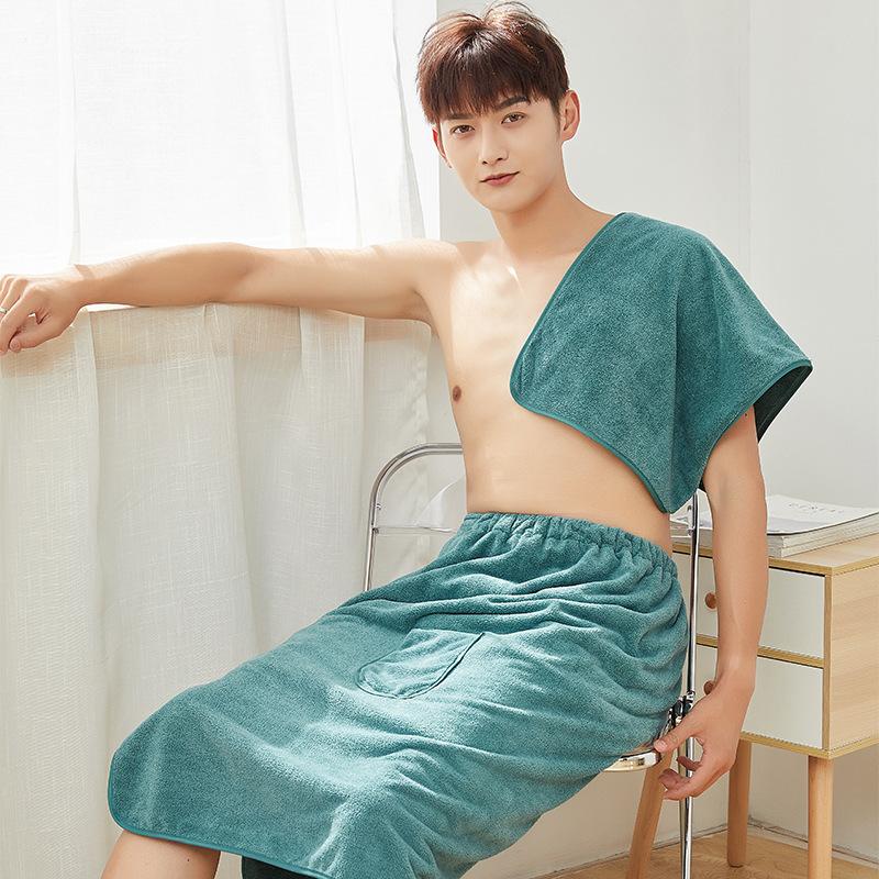 ラップタオル フェイスタオル 2点セット 腰巻きタオル メンズ 男性