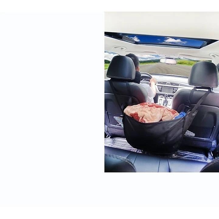 車用ハンモックバック 買い物収納袋 後部座席用 カー用品 車収納 大