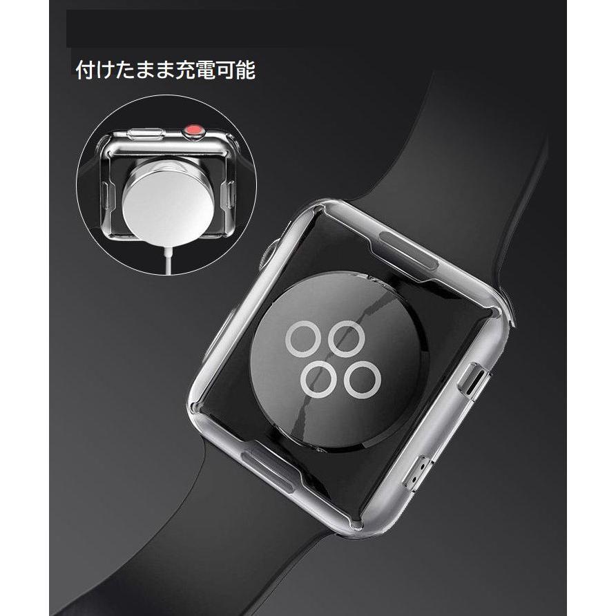 アップルウォッチカバー Apple Watch 保護ケース フェイスカバー ソフトカバー 透明 クリア 38mm 42mm 40mm 44mm 41ｍ｜plusnao｜10