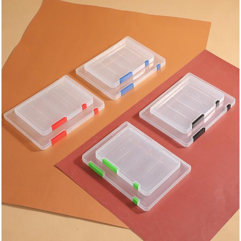 plusnao ファイルケース ファイルボックス クリア書類ケース