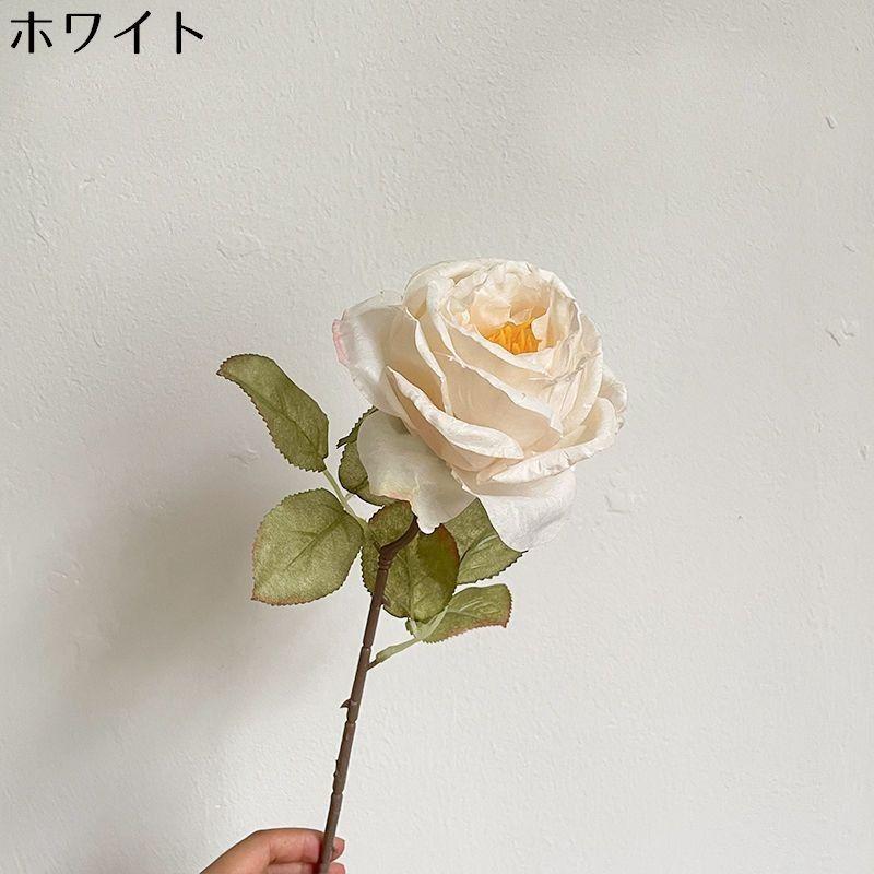 造花 一輪 1本 バラ 薔薇 ローズ 花材 フェイクフラワー アート